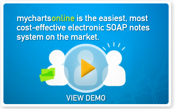 MyChartsOnline is the easiest, most cost-effective electronic SOAP notes software on the market.